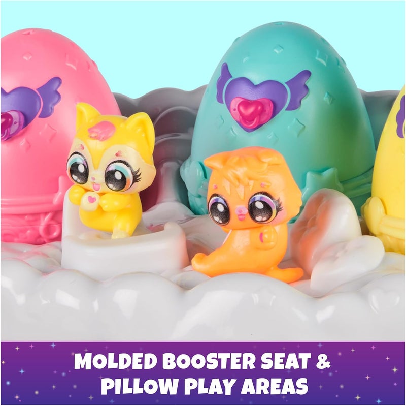 HATCHIMALS Alive, Neon Rainbow Spring Basket Toy (Styles May Vary), 3 Self-Hatching Easter Eggs, Gifts & Stocking Stuffers for Girls & Boys Ages 3 & up - Image 5